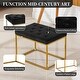 preview thumbnail 30 of 74, Upholstered Tufted Velvet Ottoman, Modern End of Bed Bench with Golden Metal Frame, Entryway Footrest Stool