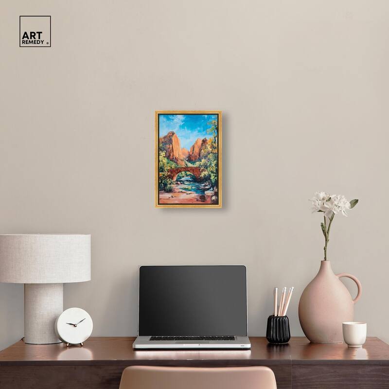 Bridge in Time Canvas by Art Remedy