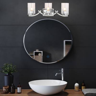Brina 2-Light Chrome Vanity Lighting
