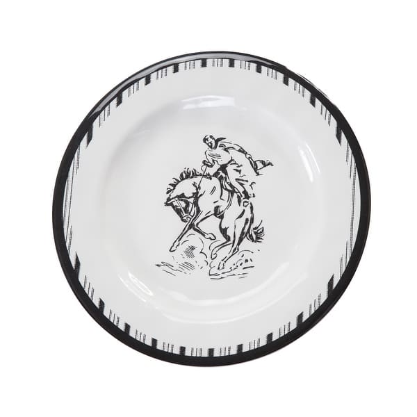Paseo Road by HiEnd Accents Ranch Life Dinner Plate Set, 4PC