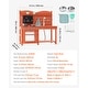 preview thumbnail 10 of 26, UIMOSO Mud Kitchen for Kids, Wooden Toy Play Kitchen Set, Outdoor Toddler Grocery Store Playset, Pretend Play Kitchen
