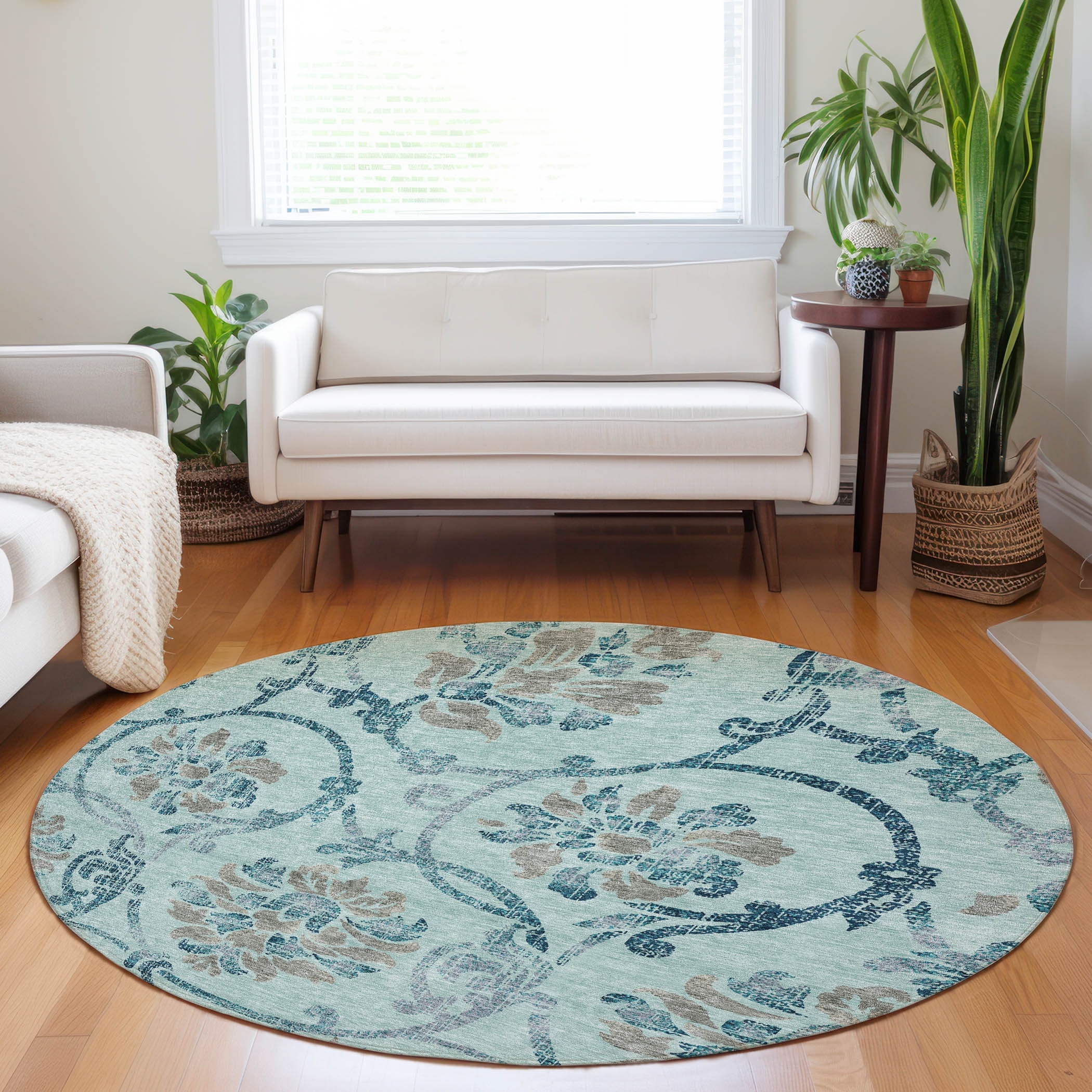 Premium Washable Super Soft Persian Floral Mayfield Rug