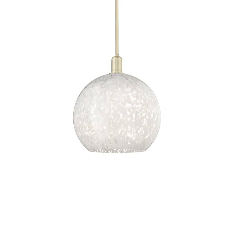 Innovations Lighting 716-1S-18-14 White Mouchette Pendant White