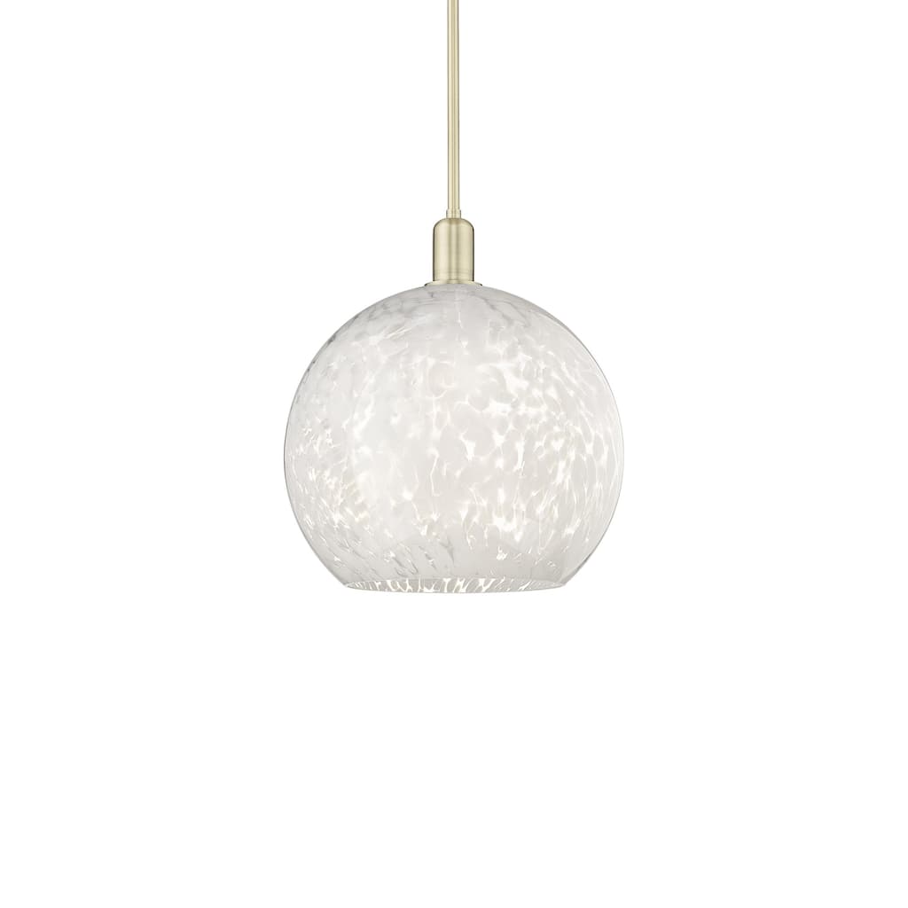 Innovations Lighting 716-1S-18-14 White Mouchette Pendant White