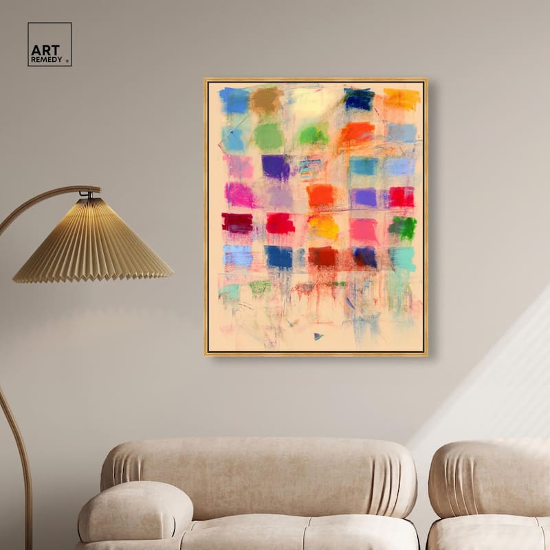Color Blocks Canvas by Art Remedy