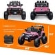 preview thumbnail 10 of 10, 24V Ride on Car Truck with Remote Control, 2 Seater Kids Electric Car, Spring Suspension, 9Ah Battery Powered, 3 Speeds