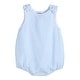 preview thumbnail 1 of 2, Classic Light Blue Seersucker Bubble Romper