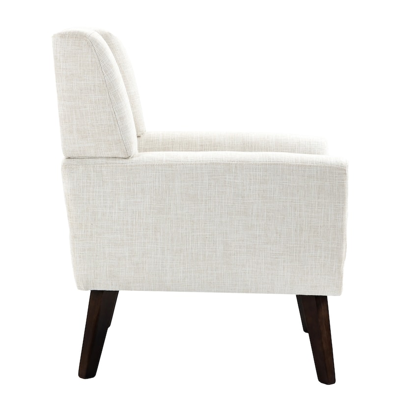 3-Piece Tufted Linen Armchair and Loveseat Set