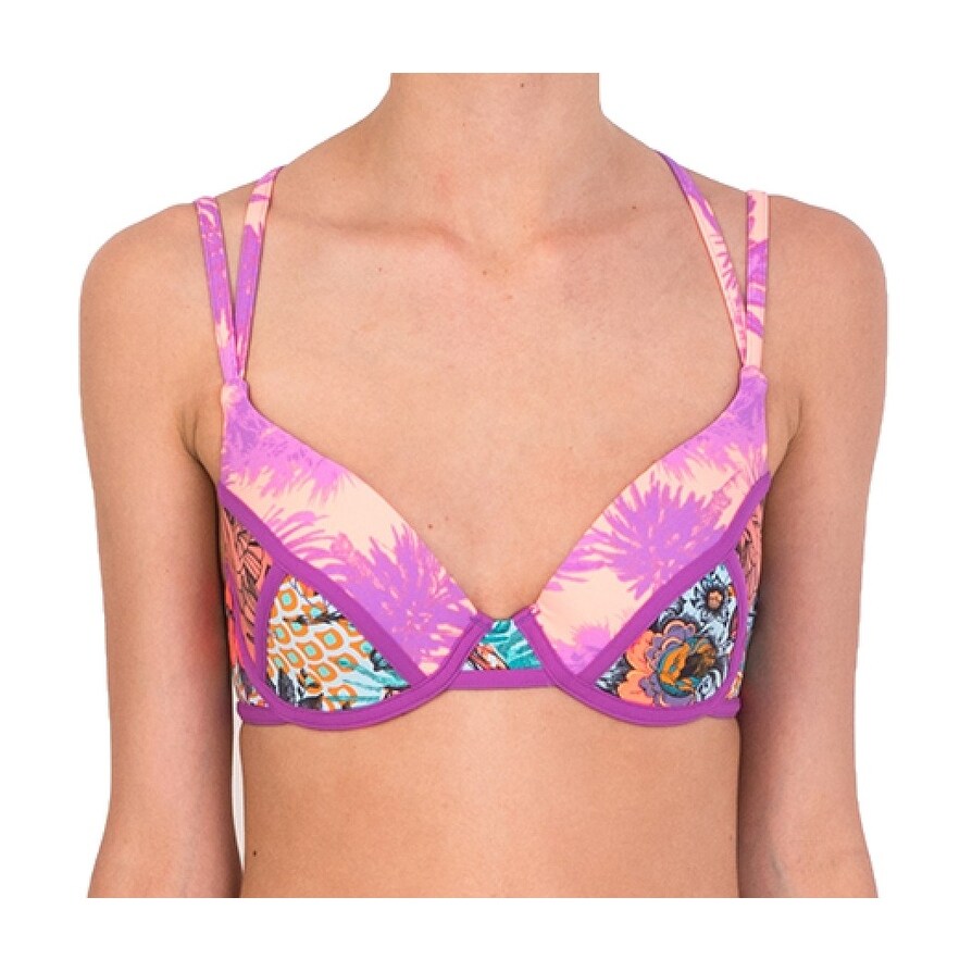 purple underwire bikini