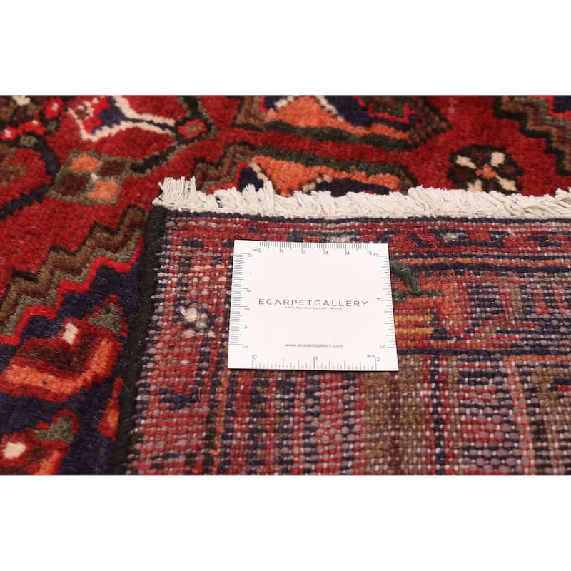ECARPETGALLERY Hand-knotted Andelz Red Wool Rug - 3'11 x 5'11