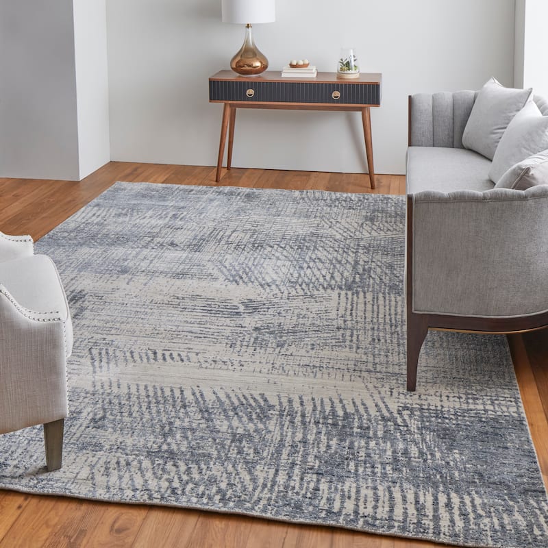 Grand Bazaar Kinton Hand Woven Abstract Modern Area Rug