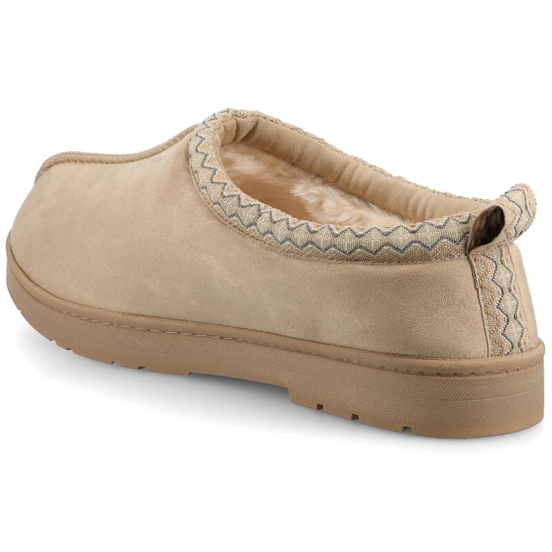 Vance Mens Wheeler Shearling Clog Slipper