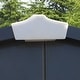 preview thumbnail 26 of 34, VEIKOUS Outdoor Metal Storage Shed with Lockable Door and Air Vents for Garden