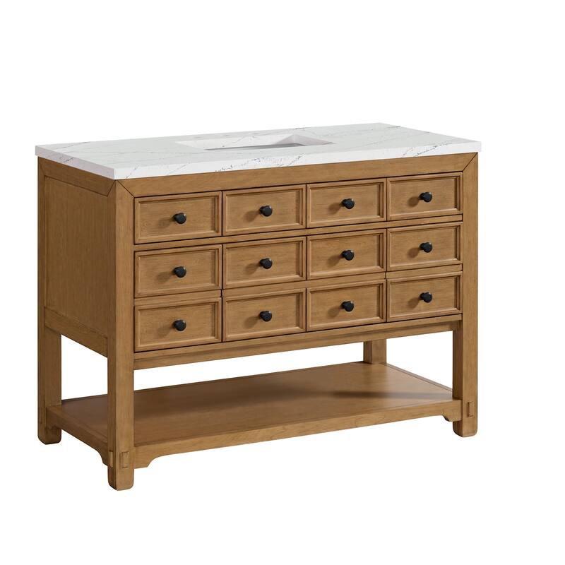 James Martin Vanities 505-V48-FENC Malibu 48" Free Standing Single