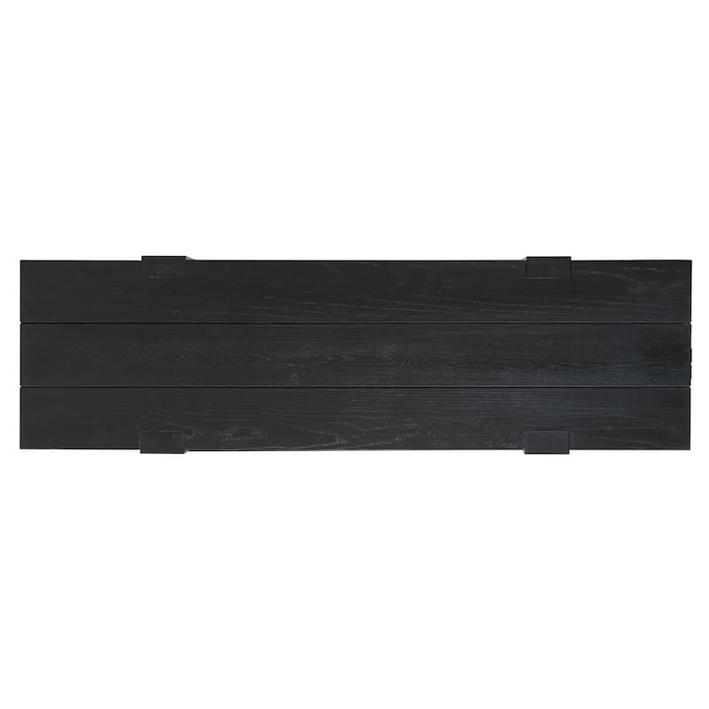 Rustic Minimalist Console Table with 1 Hidden Drawer and Side Power Outlet