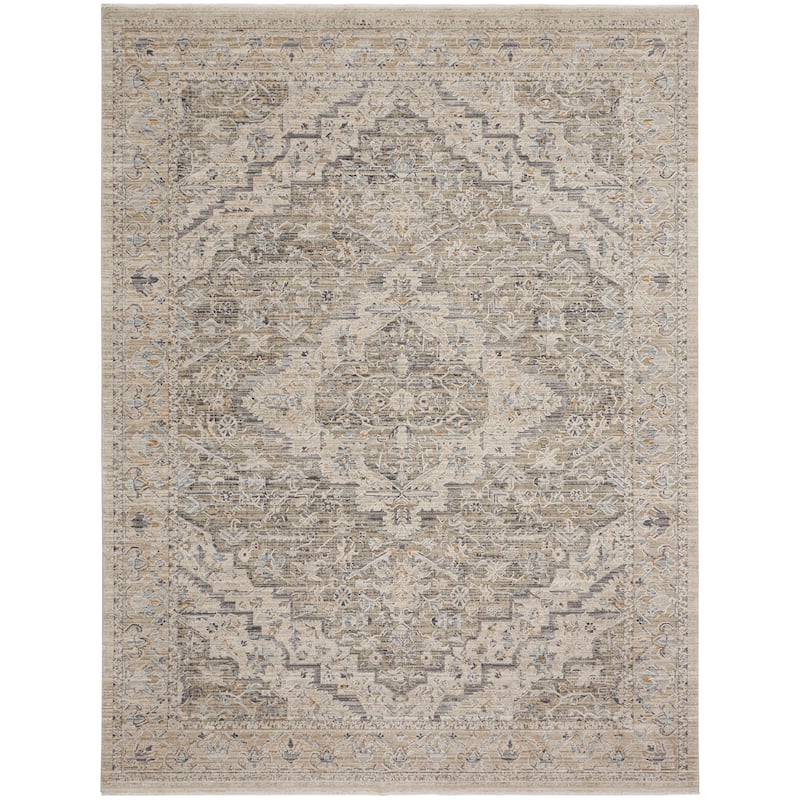 Nourison Nyle Boho Vintage Ivory Taupe Area Rug