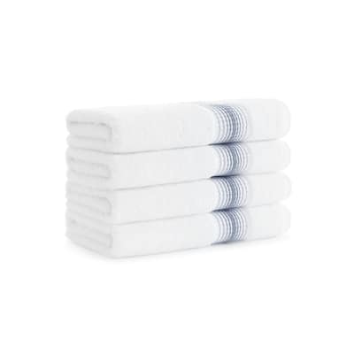 Aston & Arden Turkish Striped 4-Piece Hand Towels - 32x18