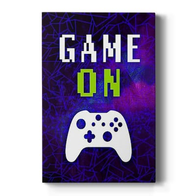 It's Game On II Premium Gallery Wrapped Canvas - Ready to Hang