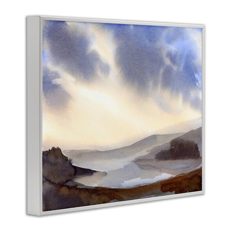Stupell Dreamy Bay Inlet Horizon Framed Giclee Art Design By Ashley Davis