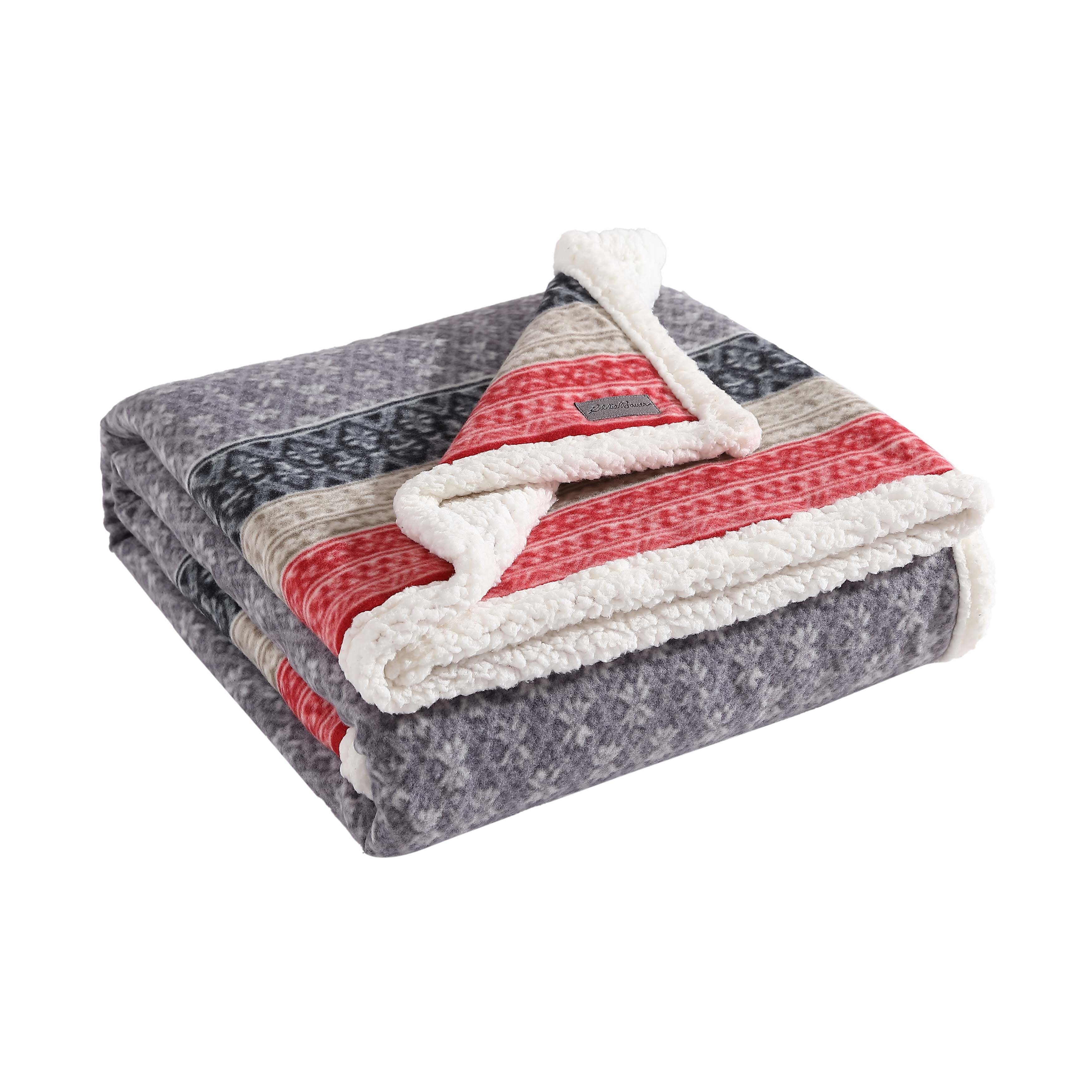 Eddie bauer mountain best sale village chili sherpa blanket