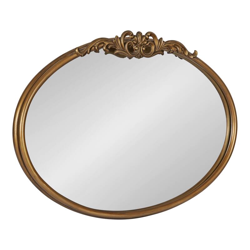 Kate and Laurel Arendahl Glam Ornate Mirror - 27x18.75 - Gold