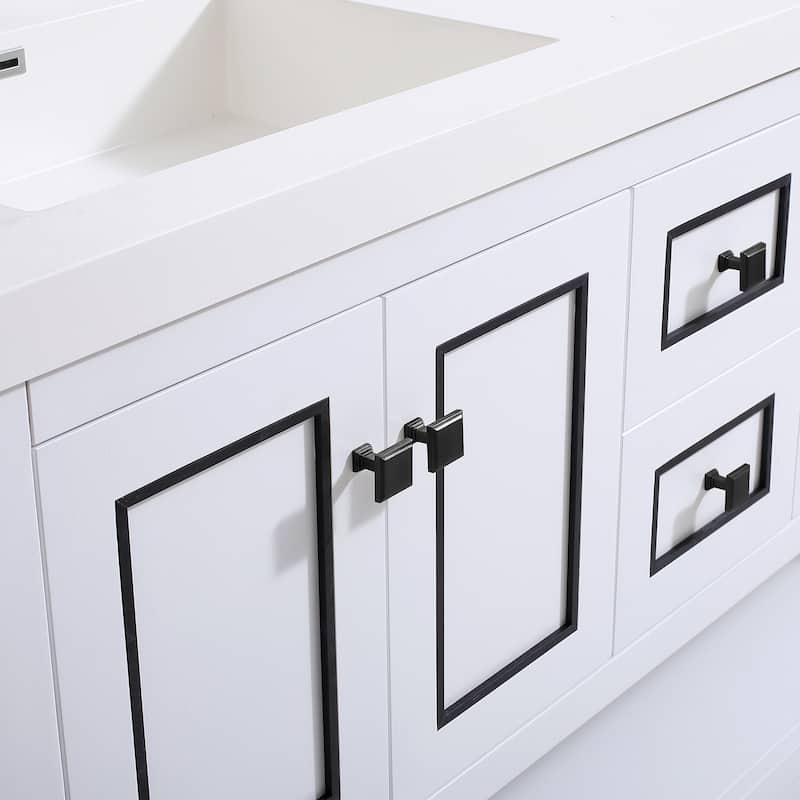 Davis 60" Single Bathroom Vanity Set