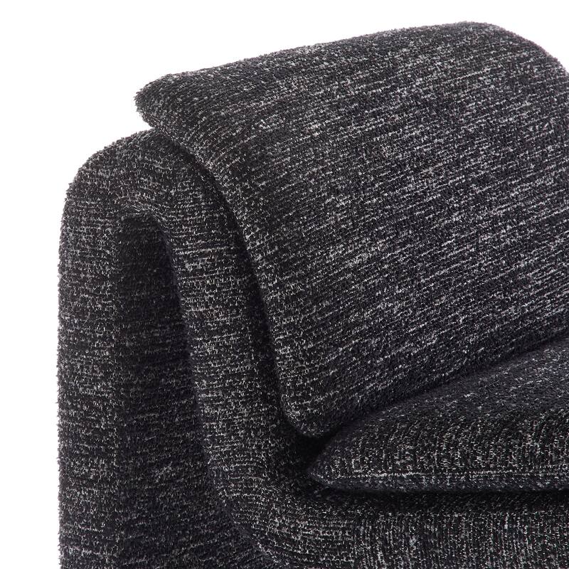 Lume Boucle Upholstered Armless Accent Chair