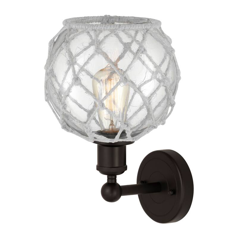 Innovations Lighting Endless Possibilities Edison - Farmhouse Rope - 1 Light 8" Sconce