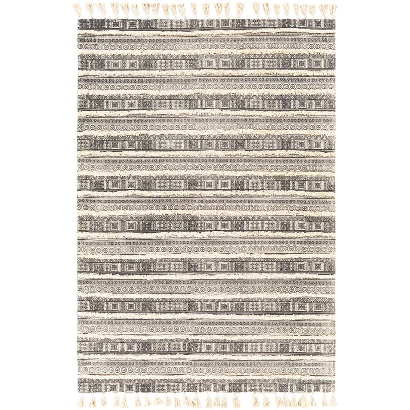 Artistic Weavers Bolat Handmade Bohemian Stripe Cotton Area Rug