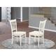Groton Wooden Seat Slatted Back Dining Chairs - Set of 2 (Finish Options) - GRC-WHI-W