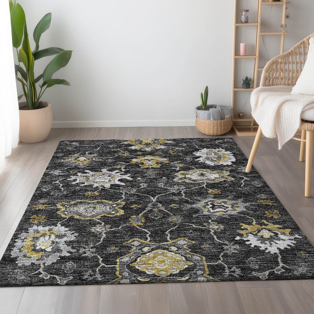 Premium Washable Super Soft Traditional Kashan Mayfield Rug