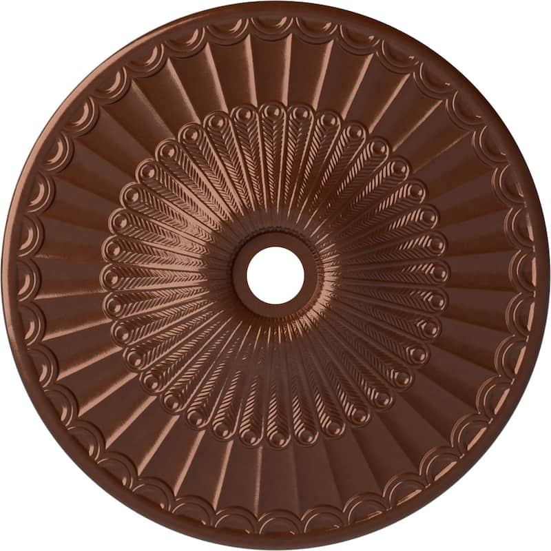 36 5/8"OD x 3 5/8"ID x 2 3/8"P Galveston Ceiling Medallion
