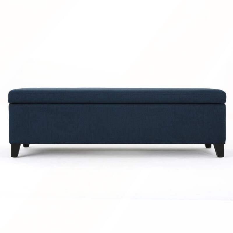 Storage Ottoman with Dense Foam Padding and Ample Space for Modern Living and Multi-Functional Use