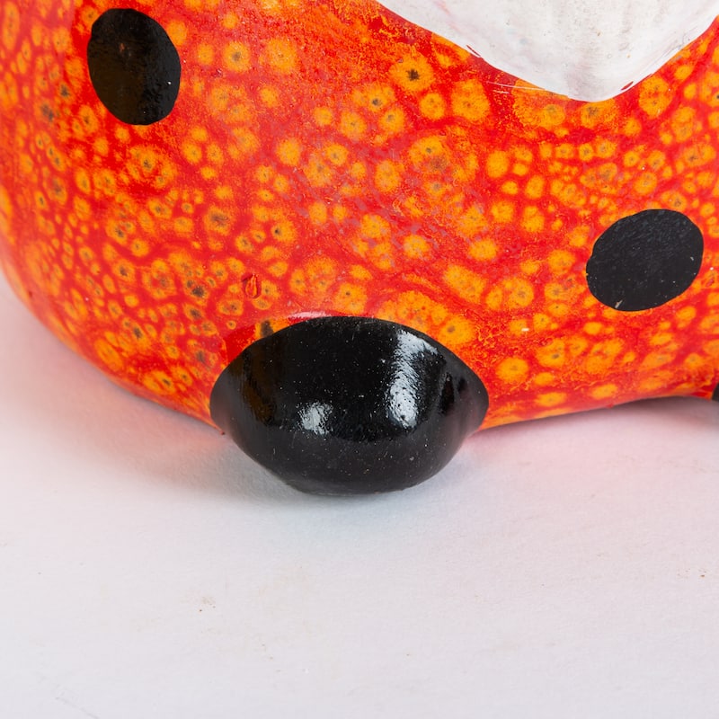 9.8 in. Terracotta Ladybug and Bee Gnome Figurines Set of 2