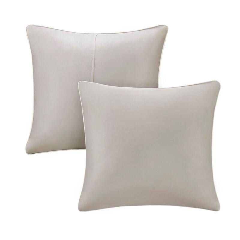 Embroidered 8 Piece Comforter Set Neutral