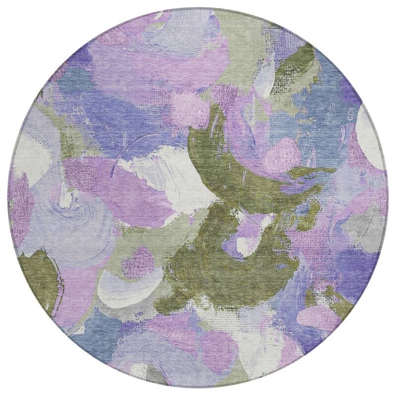 HomeRoots Abstract Transitional Rectangle Outdoor Rug