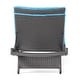 preview thumbnail 123 of 187, Salem Outdoor Wicker Adjustable Chaise Lounge with Cushion by Christopher Knight Home