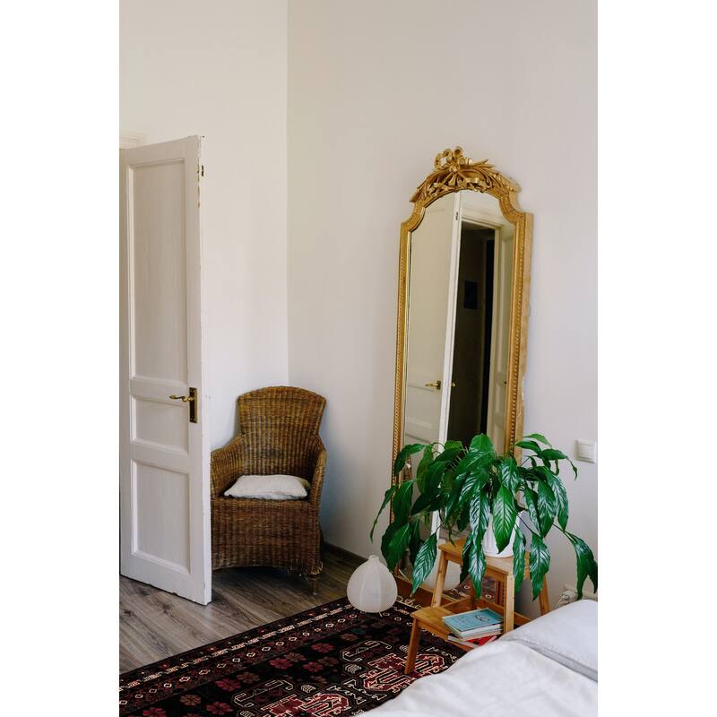 ECARPETGALLERY Hand-knotted Teimani Black, Red Wool Rug - 3'10 x 6'3