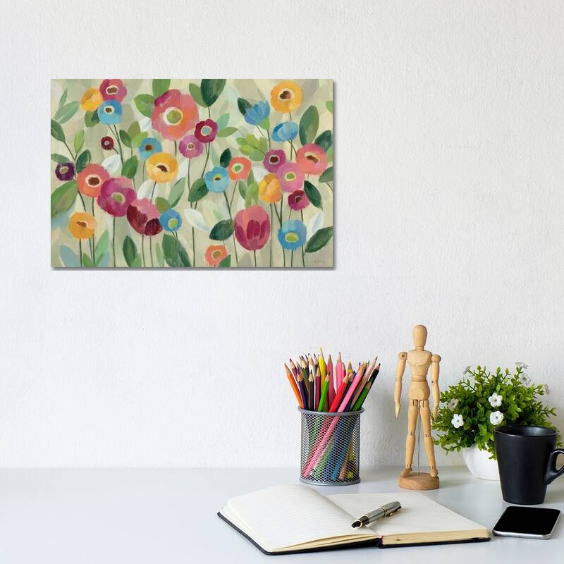 iCanvas "Fairy Tale Flowers V" by Silvia Vassileva Canvas Print - 8x12x0.75