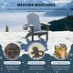 preview thumbnail 22 of 73, Laguna Kids Outdoor Poly Adirondack Chair with Cup Holder (Set of 2)