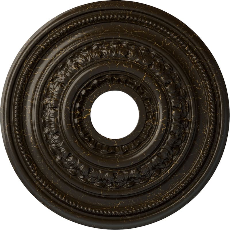 17 5/8"OD X 3 5/8"ID X 1 7/8"P Orleans Ceiling Medallion