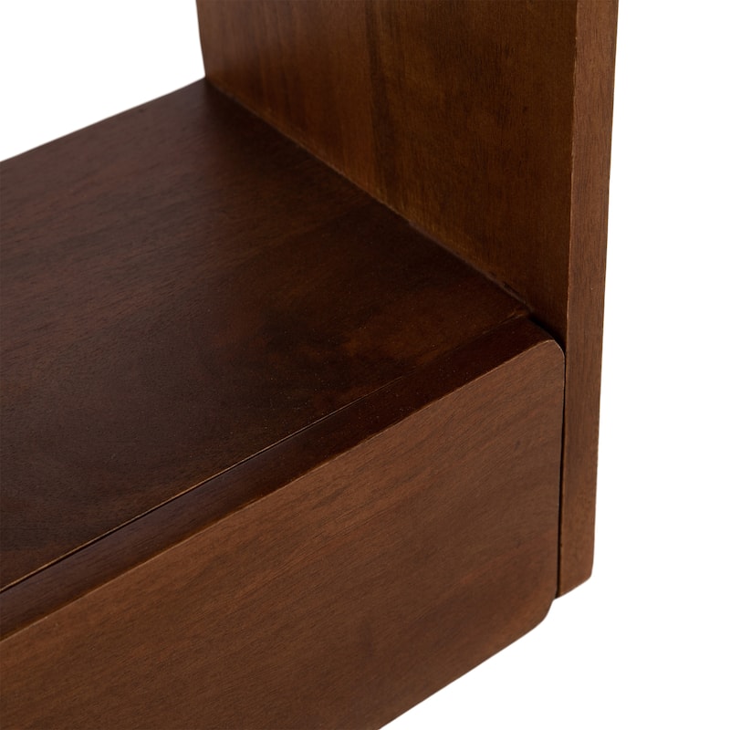 Kate and Laurel Kato Wall Shelf with Drawer