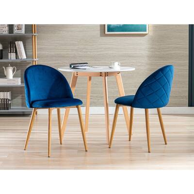 Porthos Home Jailyn Armless Metal and Velvet Dining Room Chair