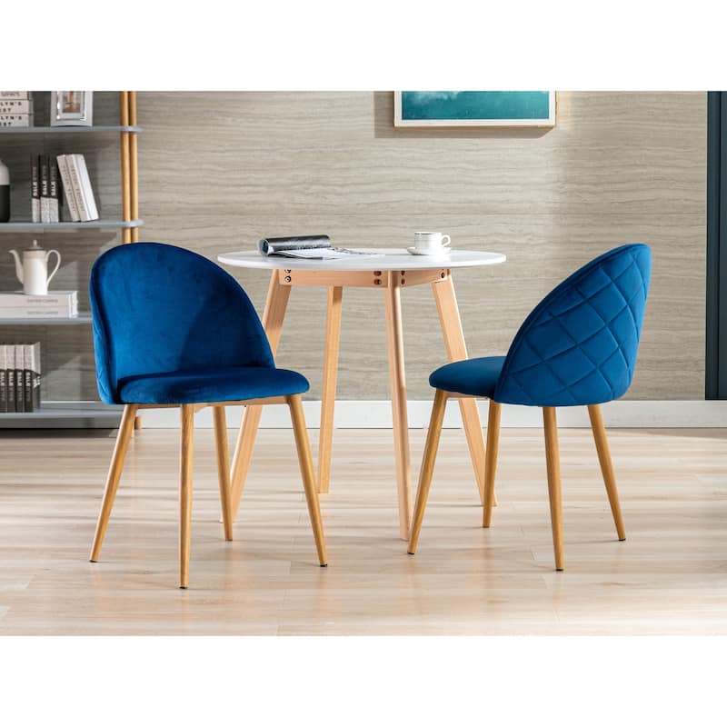 Porthos Home Jailyn Dining Room Chairs Set Of 2, Velvet And Metal