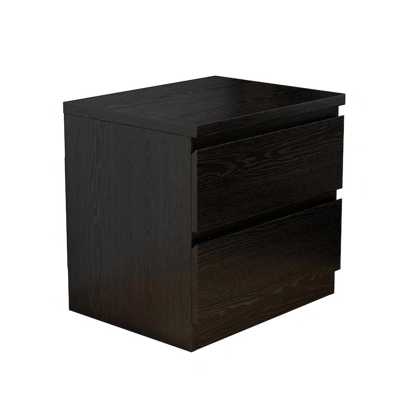 19.7"Nightstand with 2 Drawers, Beside Table with Drawers Handle Free Design,Thickened Top Plate, for Bedroom,Living Room