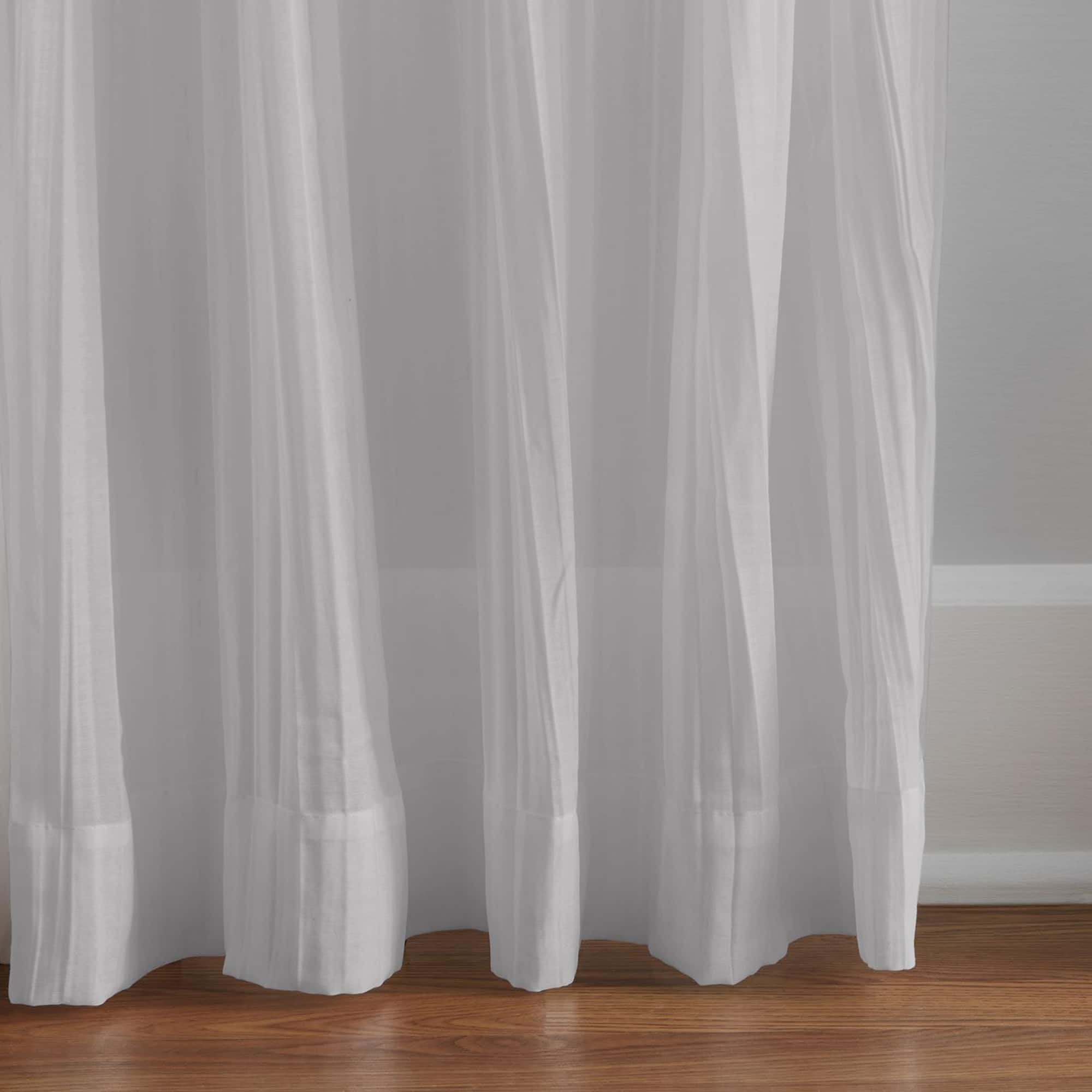 Elrene Jolie Tie-top Curtain Panel - Bed Bath & Beyond - 15976886