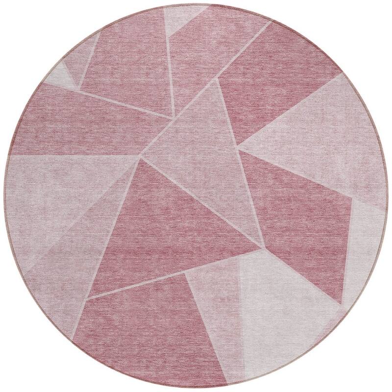 HomeRoots Geometric Transitional Rectangle Outdoor Rug