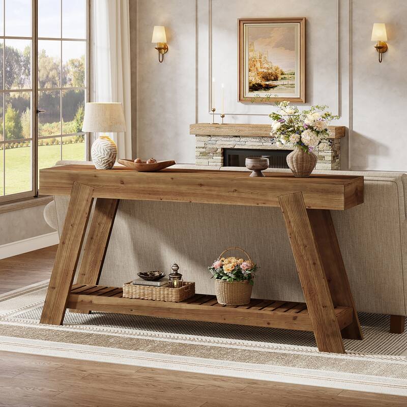 Solid Wood Entryway Table