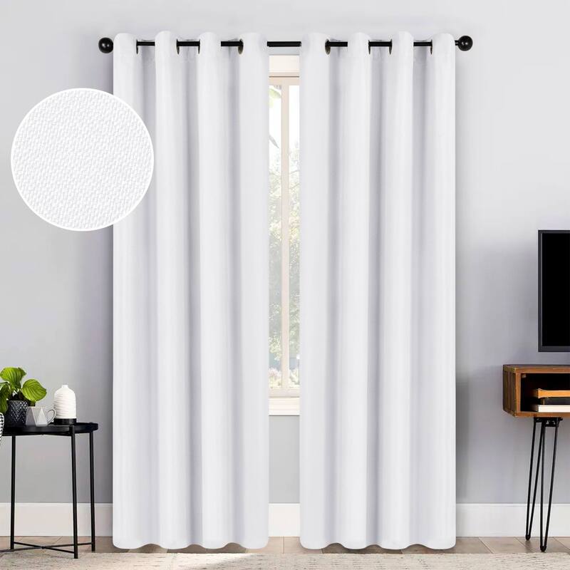 Superior Jaxon Washable Room Darkening Curtains, Set of 2 Panels
