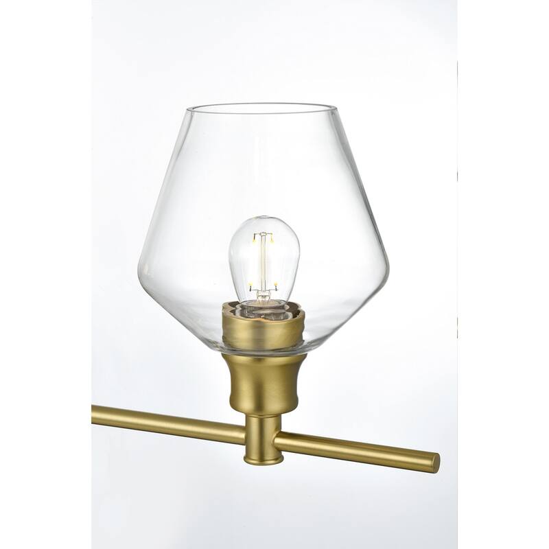 Elegant Lighting Gene 4 Light 38" Wide Bathroom Vanity Light with